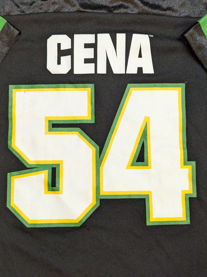 John Cena  Hockey Jersey (1) (WWE (2000s) / Black × Green)