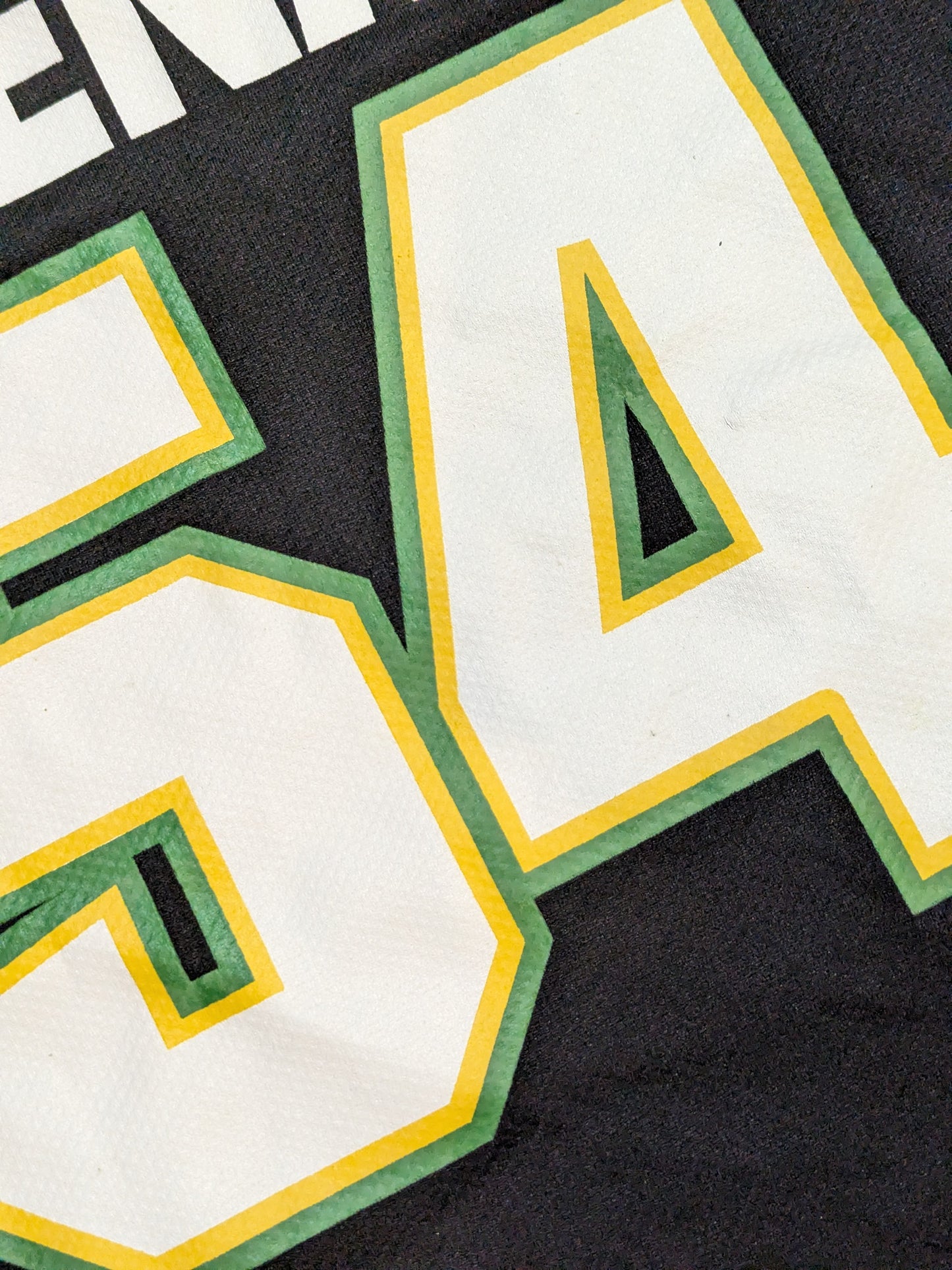 John Cena  Hockey Jersey (1) (WWE (2000s) / Black × Green)