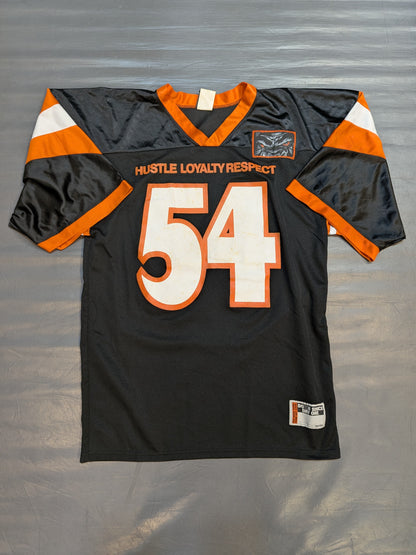 John Cena  Hockey Jersey (2) (WWE (2000s) / Black ×Orange)