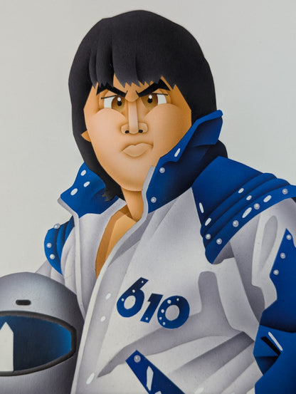 ★坂井永年氏 原画作品★「スペース・ローン・ウルフ」武藤敬司