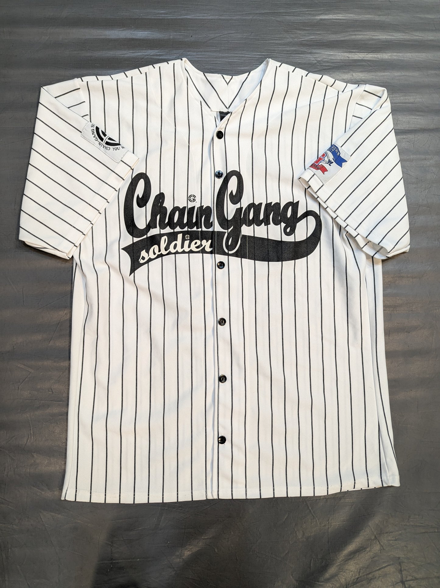 John Cena "Chain Gang" Baseball Shirt (WWE (2000s) / White)