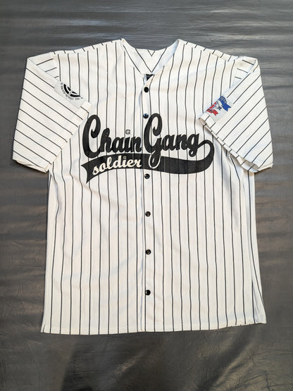 John Cena "Chain Gang" Baseball Shirt (WWE (2000s) / White)