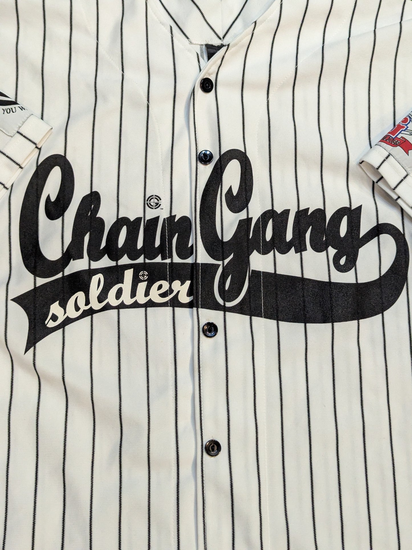 John Cena "Chain Gang" Baseball Shirt (WWE (2000s) / White)