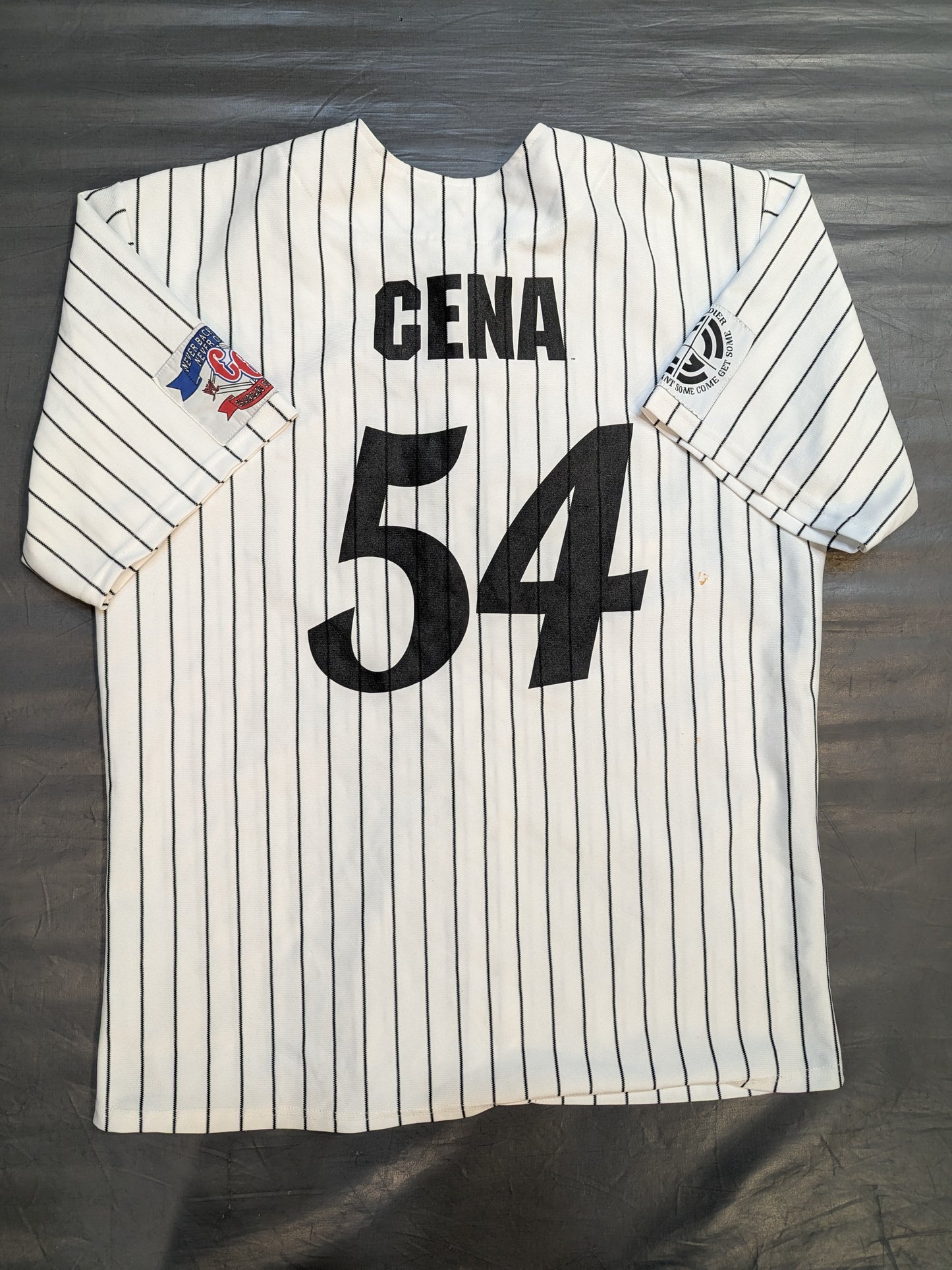 John Cena "Chain Gang" Baseball Shirt (WWE (2000s) / White)