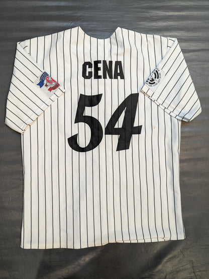 John Cena "Chain Gang" Baseball Shirt (WWE (2000s) / White)