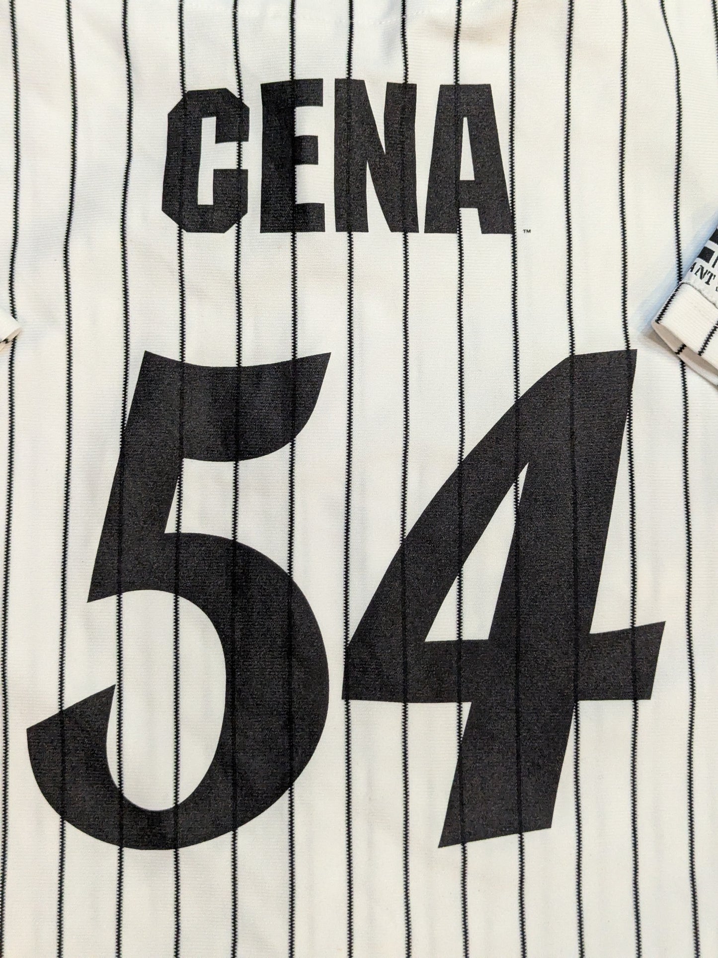 John Cena "Chain Gang" Baseball Shirt (WWE (2000s) / White)
