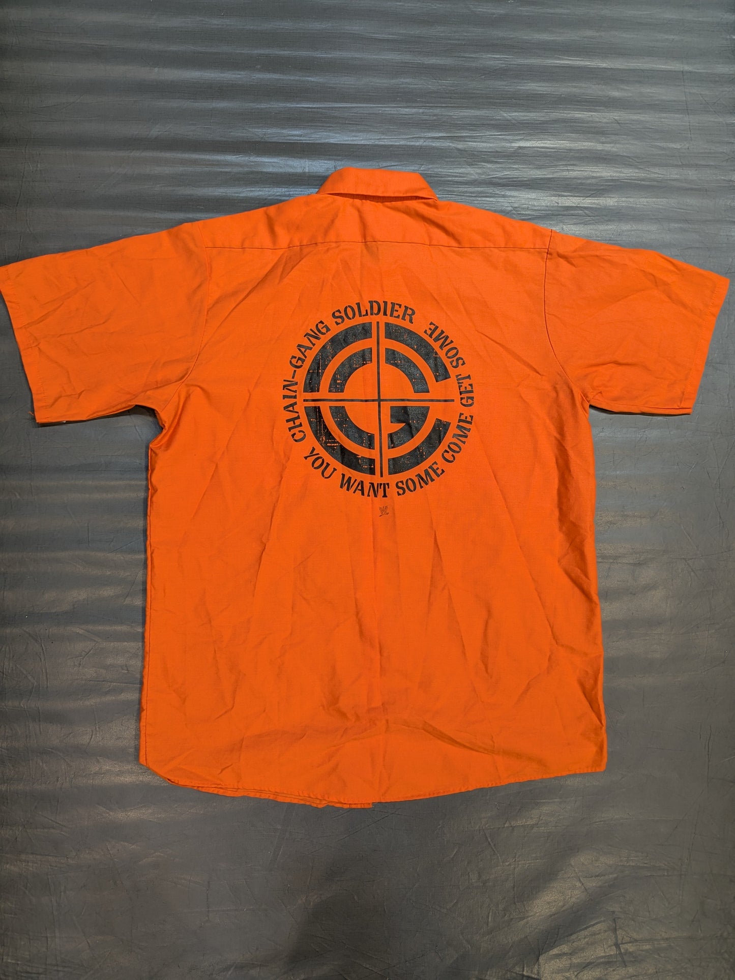 John Cena Open Collar Shirt (WWE (2000s) / Orange)