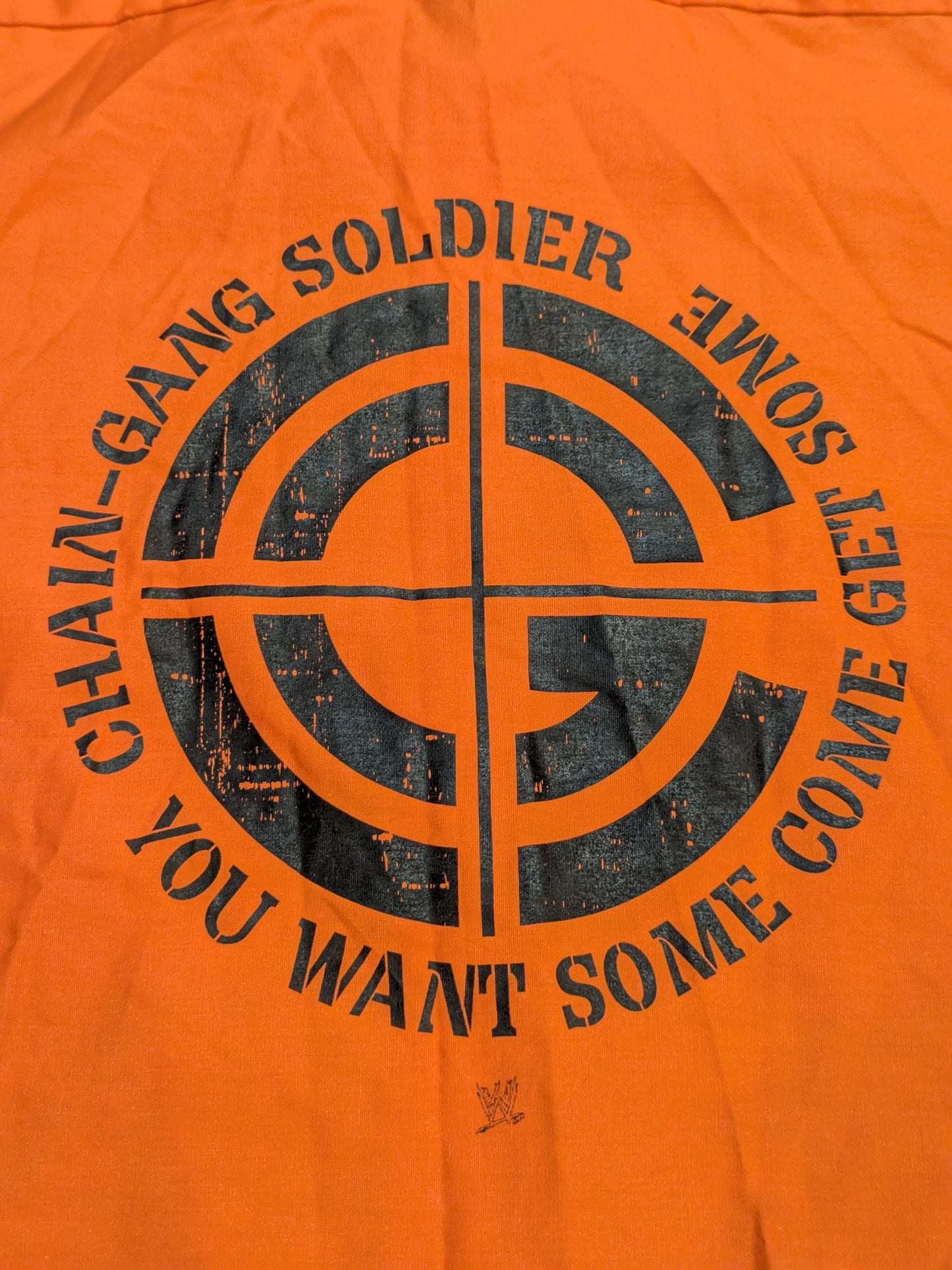 John Cena Open Collar Shirt (WWE (2000s) / Orange)