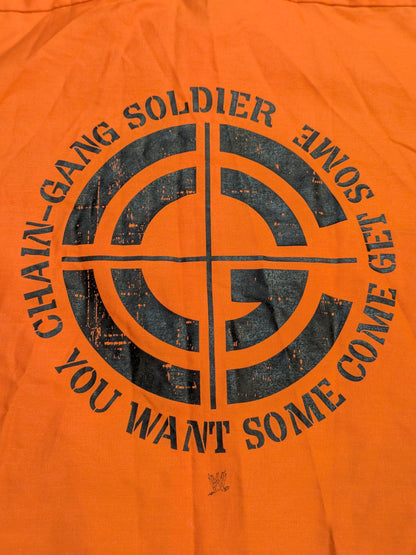 John Cena Open Collar Shirt (WWE (2000s) / Orange)