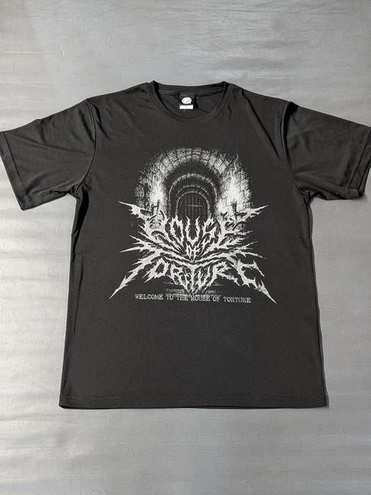 HOUSE OF TORTURE Dry T-Shirt (2025, Black× Silver)