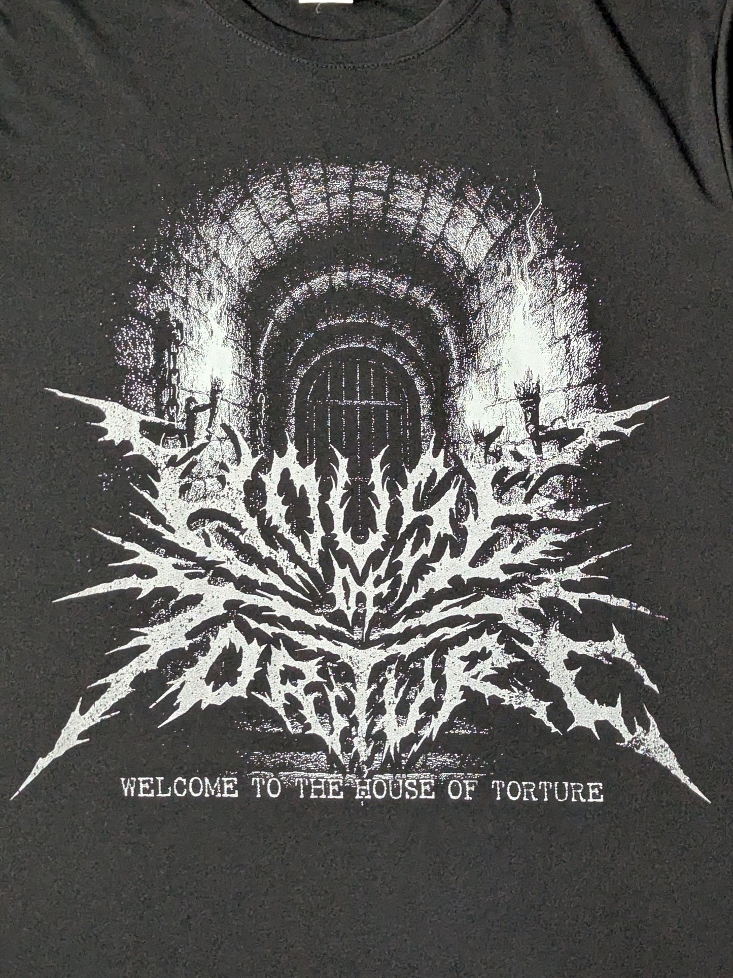 HOUSE OF TORTURE Dry T-Shirt (2025, Black× Silver)