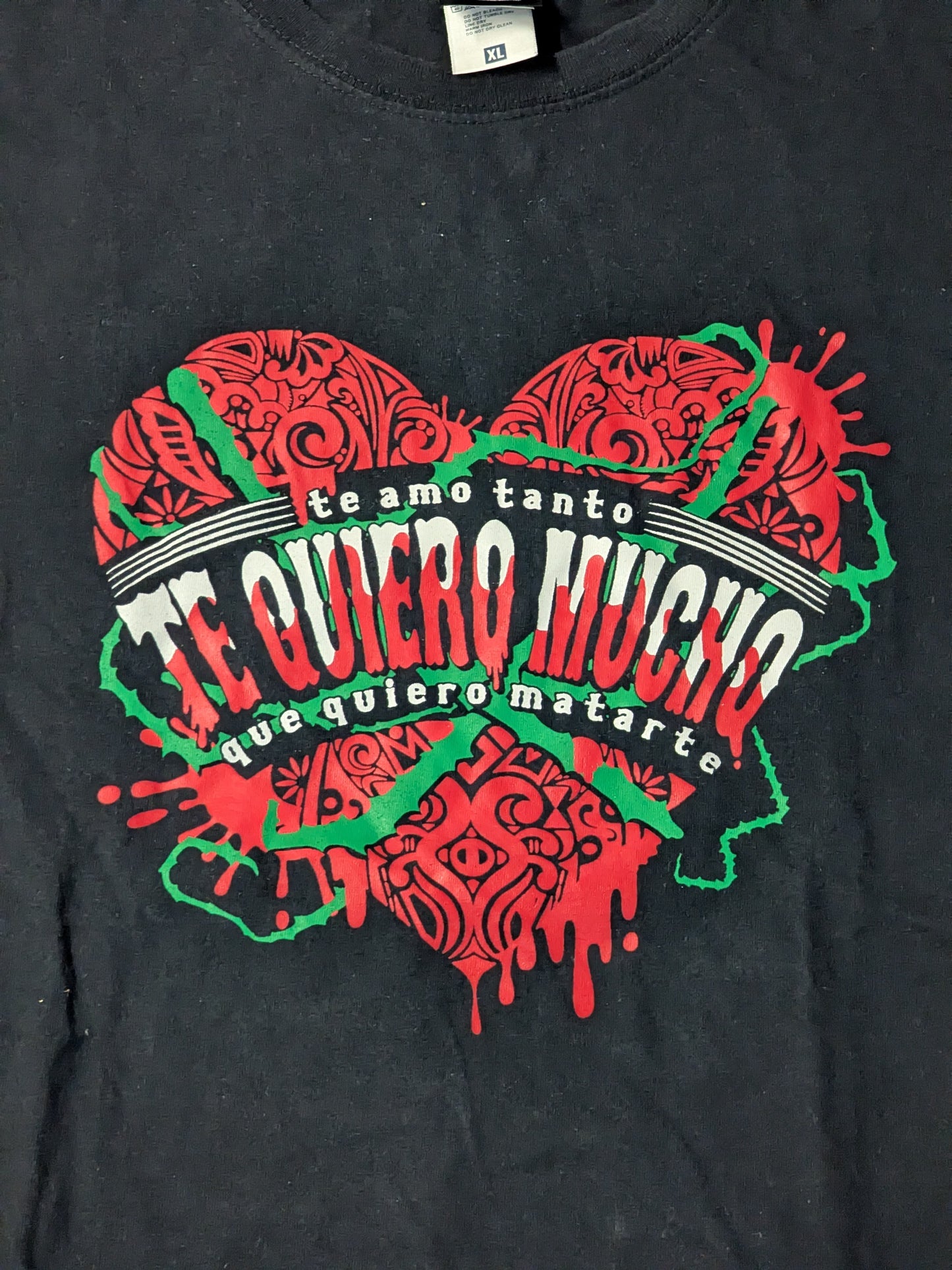 El Desperado "TE QUIERO MUCHO" T-Shirt (1) (Black)