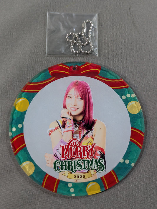 向後桃 クリスマスアクリルキーホルダー