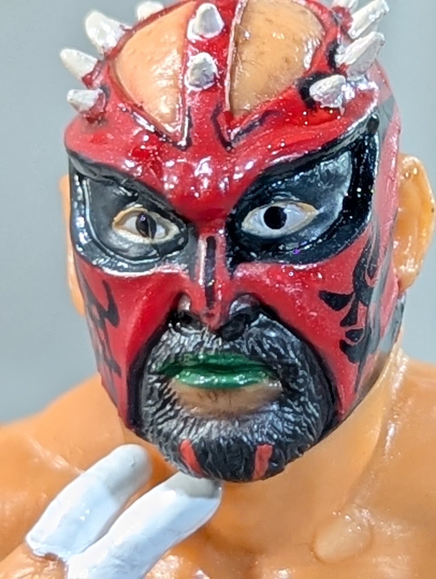 Great  Muta (space, finger opening)
