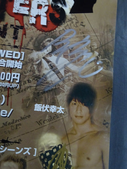 [10 fighters hand signed autograph 】ElDorado RASURE HUNTERS TAG TOUNAMENT