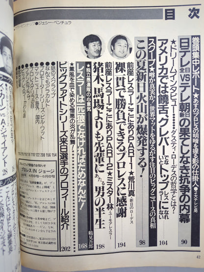月刊ビッグレスラー 1982年6月号