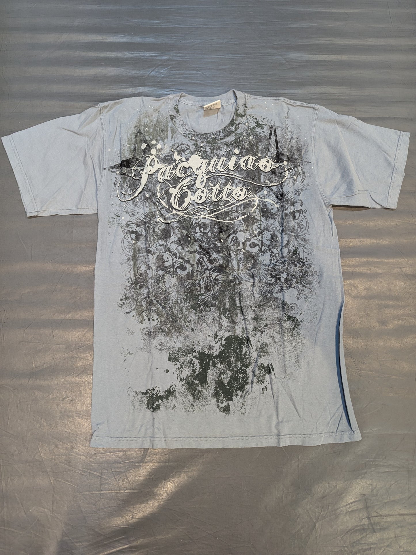 マニー・パッキャオvsミゲル・コット Tシャツ(グレー)