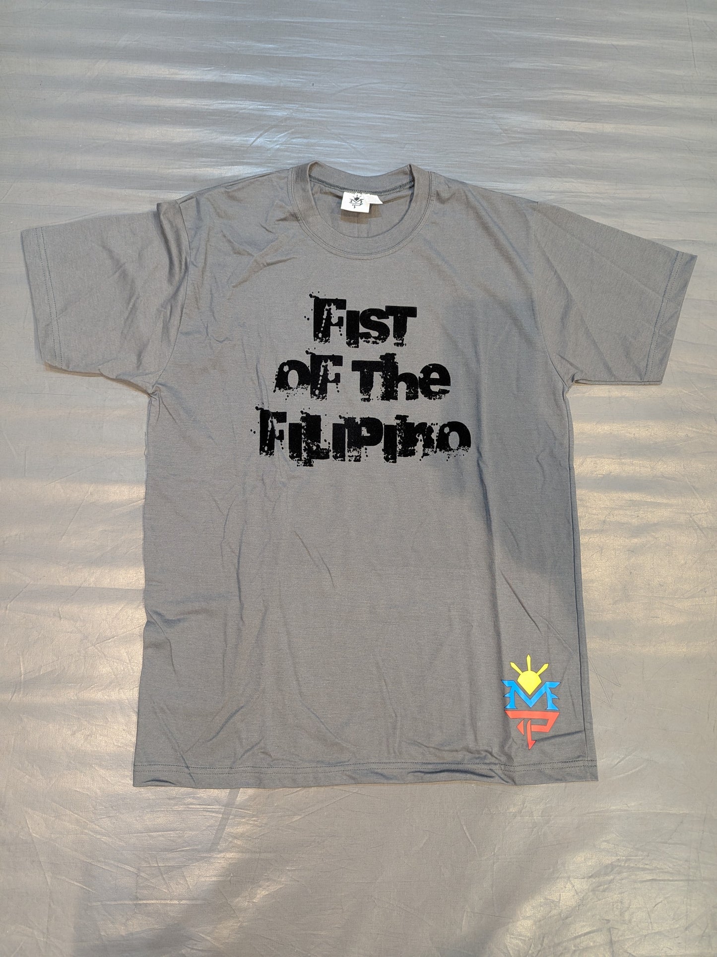 マニー・パッキャオ「FIST OF The FILIPINO」Tシャツ(グレー)