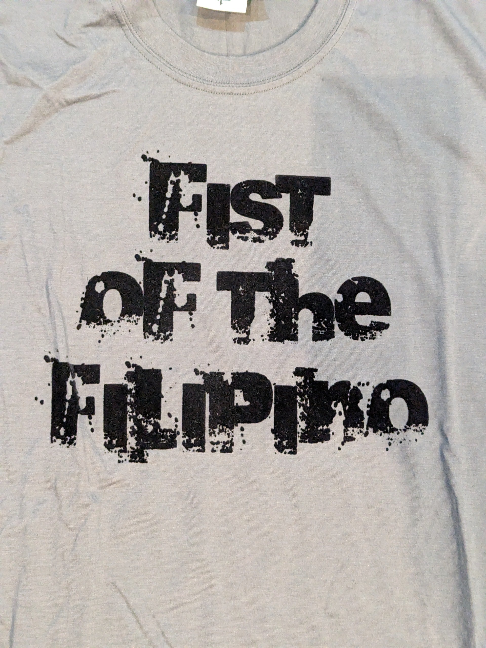 マニー・パッキャオ「FIST OF The FILIPINO」Tシャツ(グレー) – 闘道館