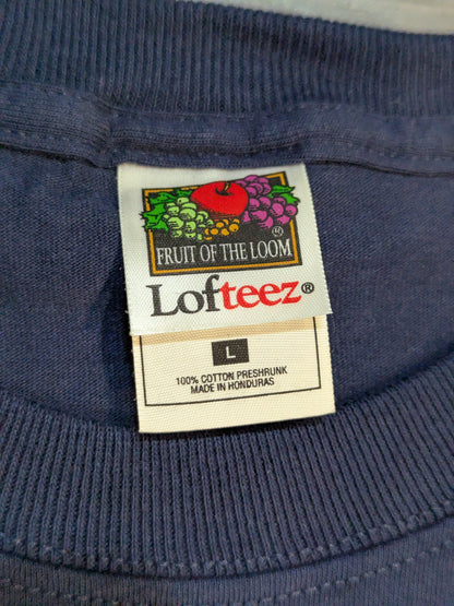 2003年9月13日 オスカー・デ・ラ・ホーヤvsシェーン・モズリー ピクチャーTシャツ(ネイビー)