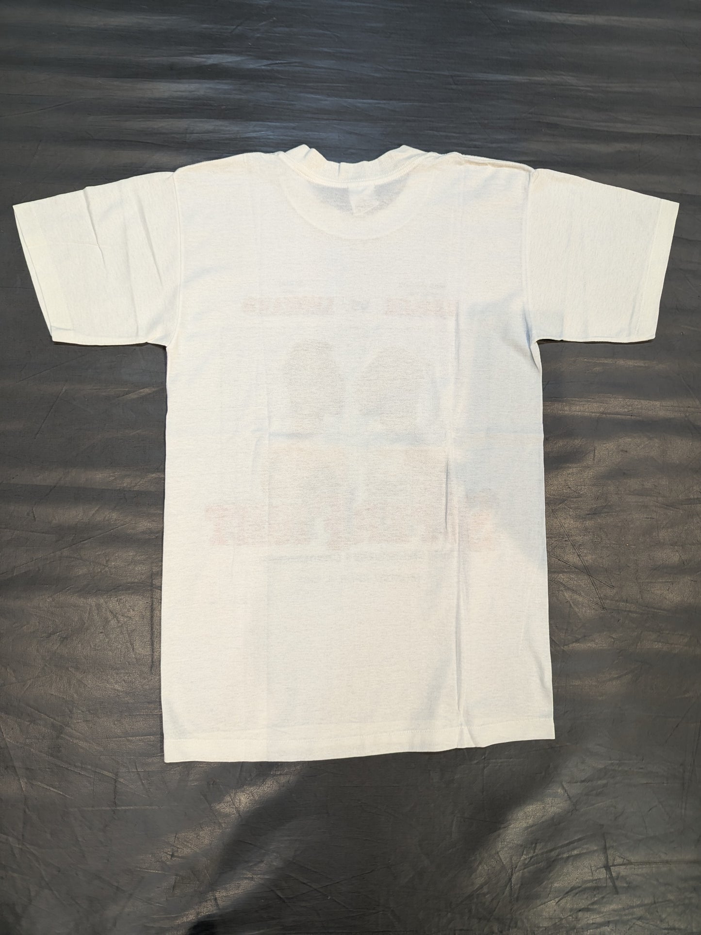 1987年4月6日 マービン・ハグラーvsシュガー・レイ・レナード ピクチャーTシャツ(ホワイト)