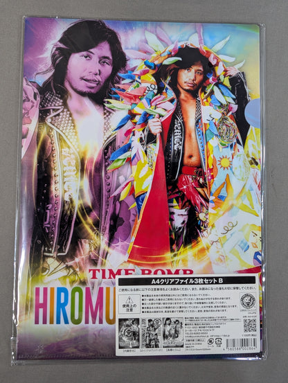新日本プロレス A4クリアファイル 3枚セットB