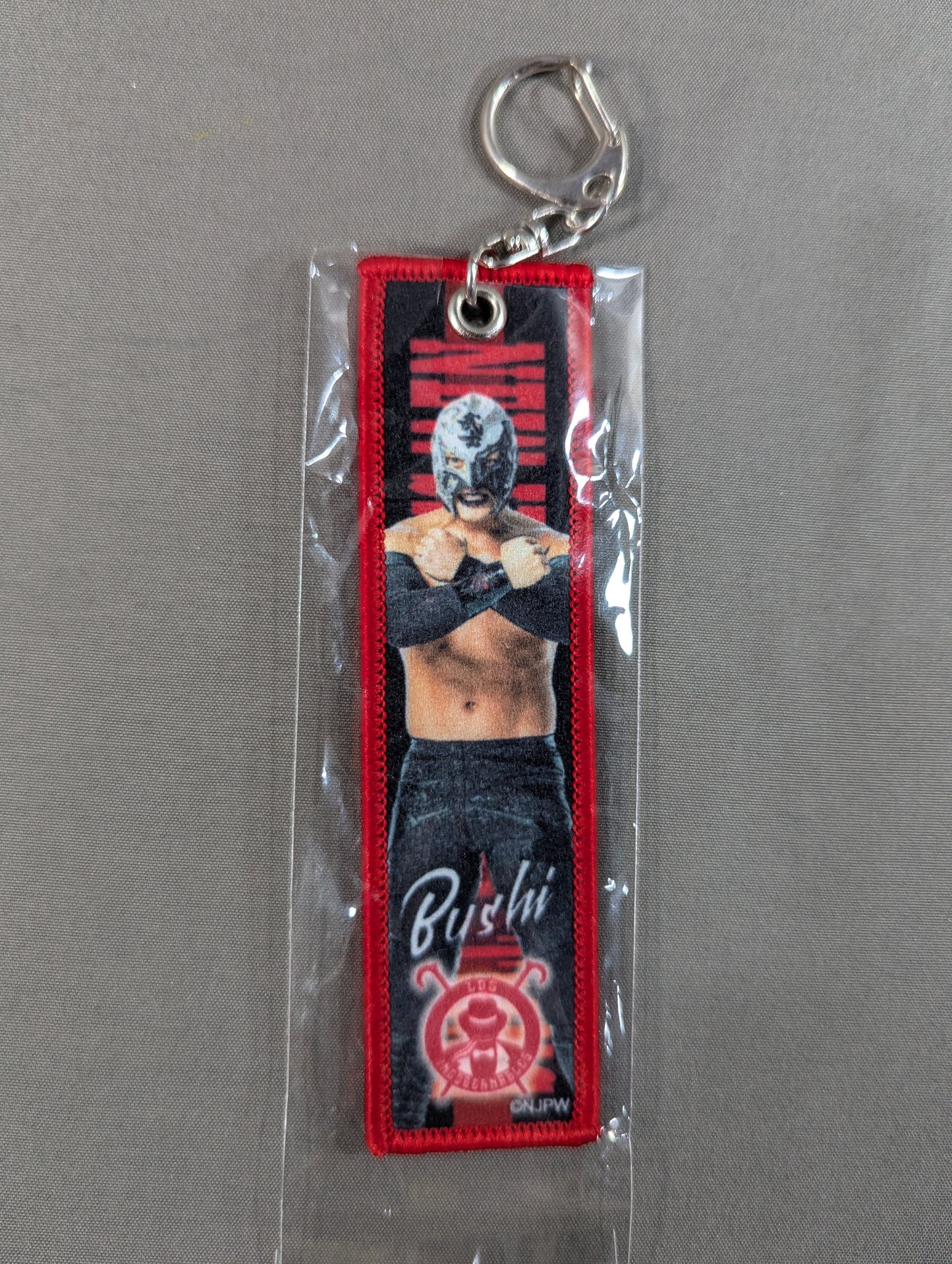 ★新日本プロレスくじ★ BUSHI タグキーホルダー
