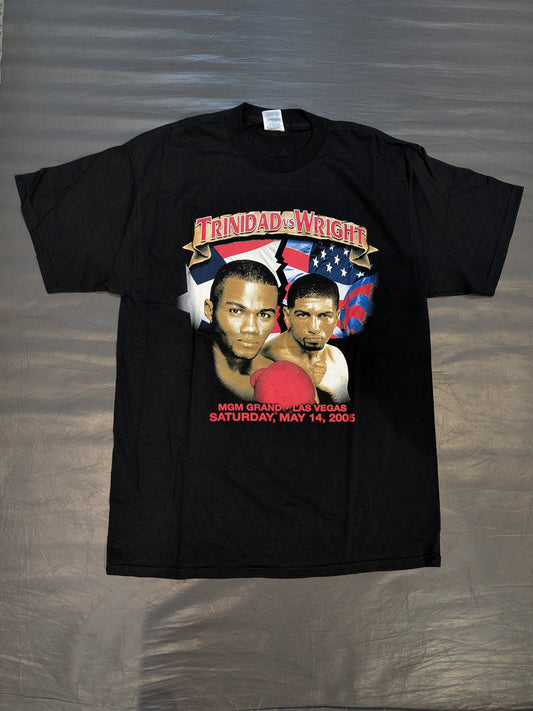 May 14, 2005 Felix Trinidad vs Ronald Wright Picture T-shirt (Black)