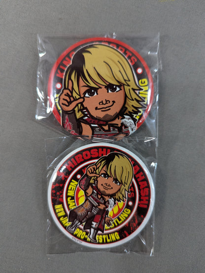 ★ローソン×NJPW★ 棚橋弘至 缶バッジセット