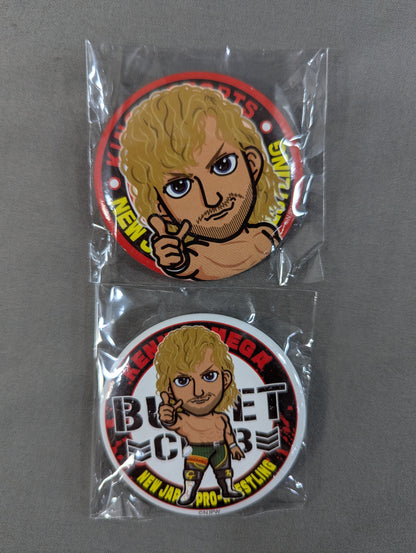 ★ローソン×NJPW★ ケニー・オメガ 缶バッジセット