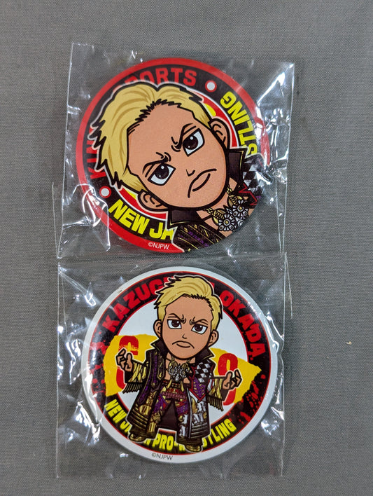 ★ Lawson ×NJPW★ Kazuchika Okada PinBack button set