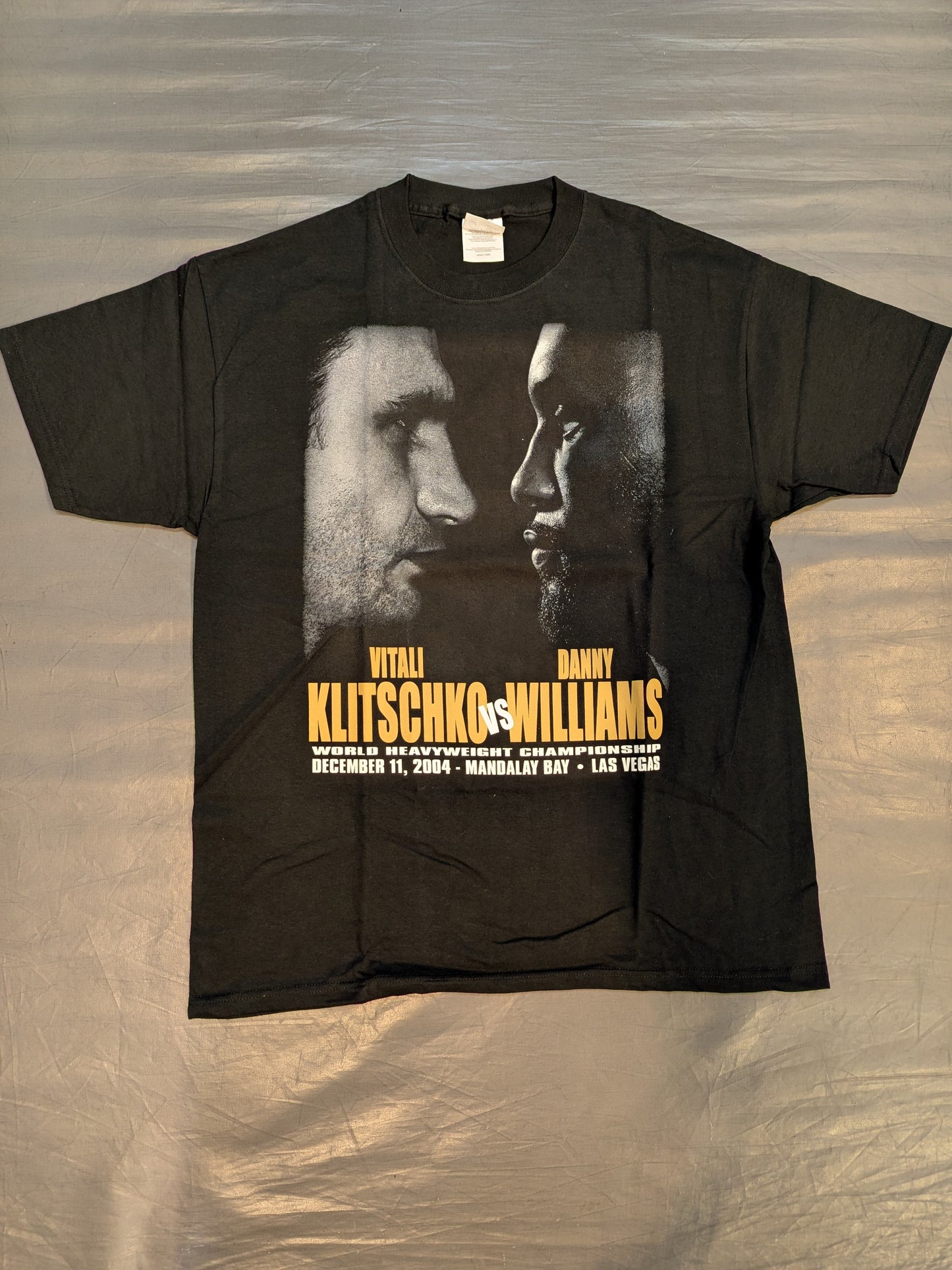 2004年12月11日 ビタリ・クリチコvsダニー・ウィリアムズ ピクチャーTシャツ②(ブラック)