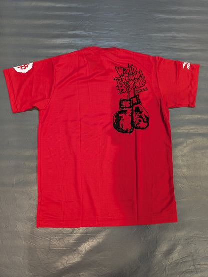 2012年4月6日 WORLD PREMIUM BOXING ピクチャードライTシャツ①(レッド)
