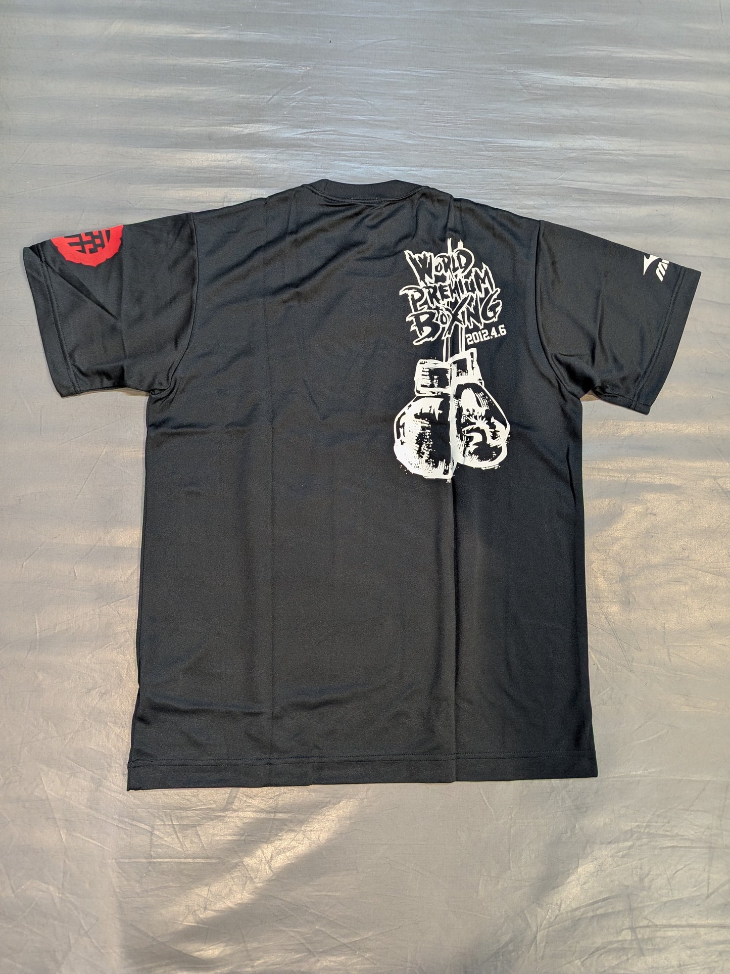 2012年4月6日 WORLD PREMIUM BOXING ピクチャードライTシャツ②(ブラック)