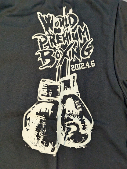 2012年4月6日 WORLD PREMIUM BOXING ピクチャードライTシャツ②(ブラック)