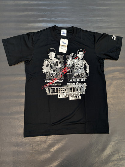 2012年4月6日 WORLD PREMIUM BOXING ピクチャードライTシャツ⑤(ブラック)