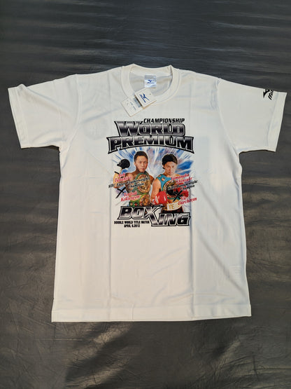 2012年4月6日 WORLD PREMIUM BOXING ピクチャードライTシャツ⑦(ホワイト)