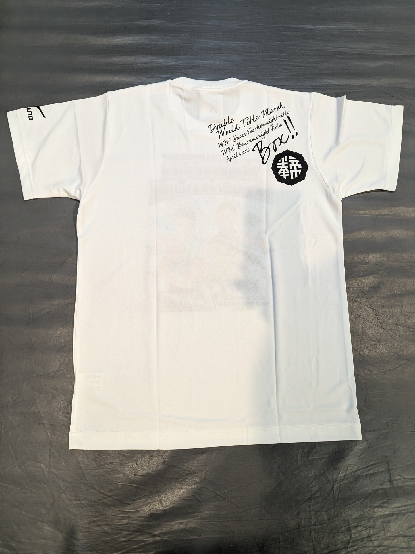 2012年4月6日 WORLD PREMIUM BOXING ピクチャードライTシャツ⑦(ホワイト)
