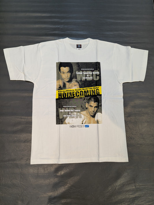 2009年10月10日 西岡利晃vsイバン・エルナンデス ピクチャーTシャツ②(ホワイト)