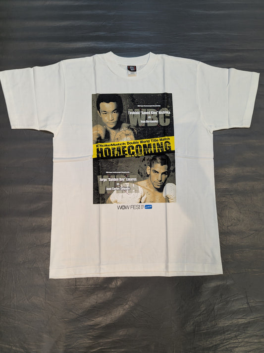 2009年10月10日 西岡利晃vsイバン・エルナンデス ピクチャーTシャツ③(ホワイト)