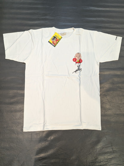 【hand signed autograph】Guts Ishimatsu "Guts Ishimatsu-kun" Illustration T-Shirt (White)