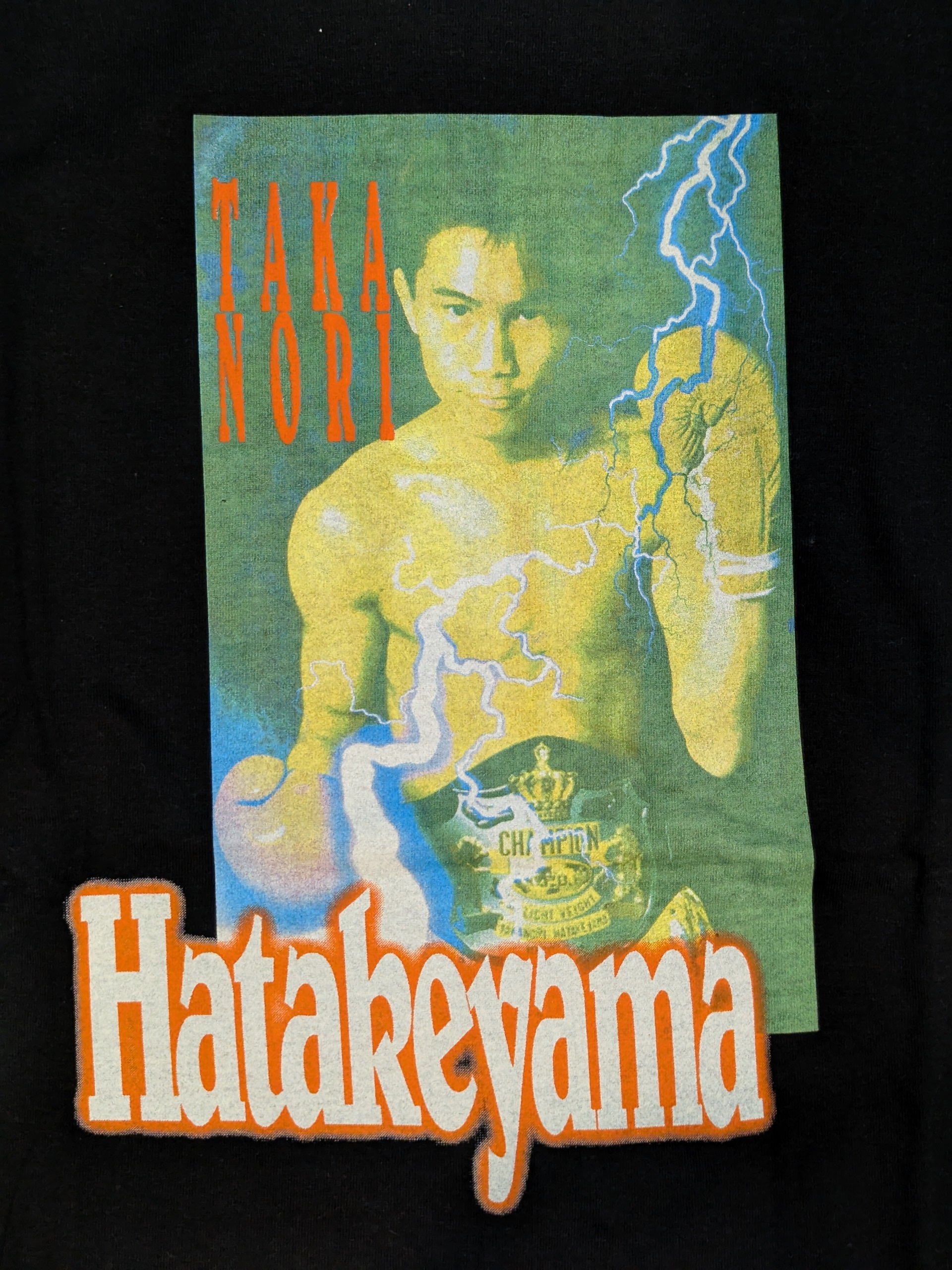 畑山隆則 Tシャツ Mサイズ 畑山隆則 ピクチャーTシャツ(ブラック) – 闘道館