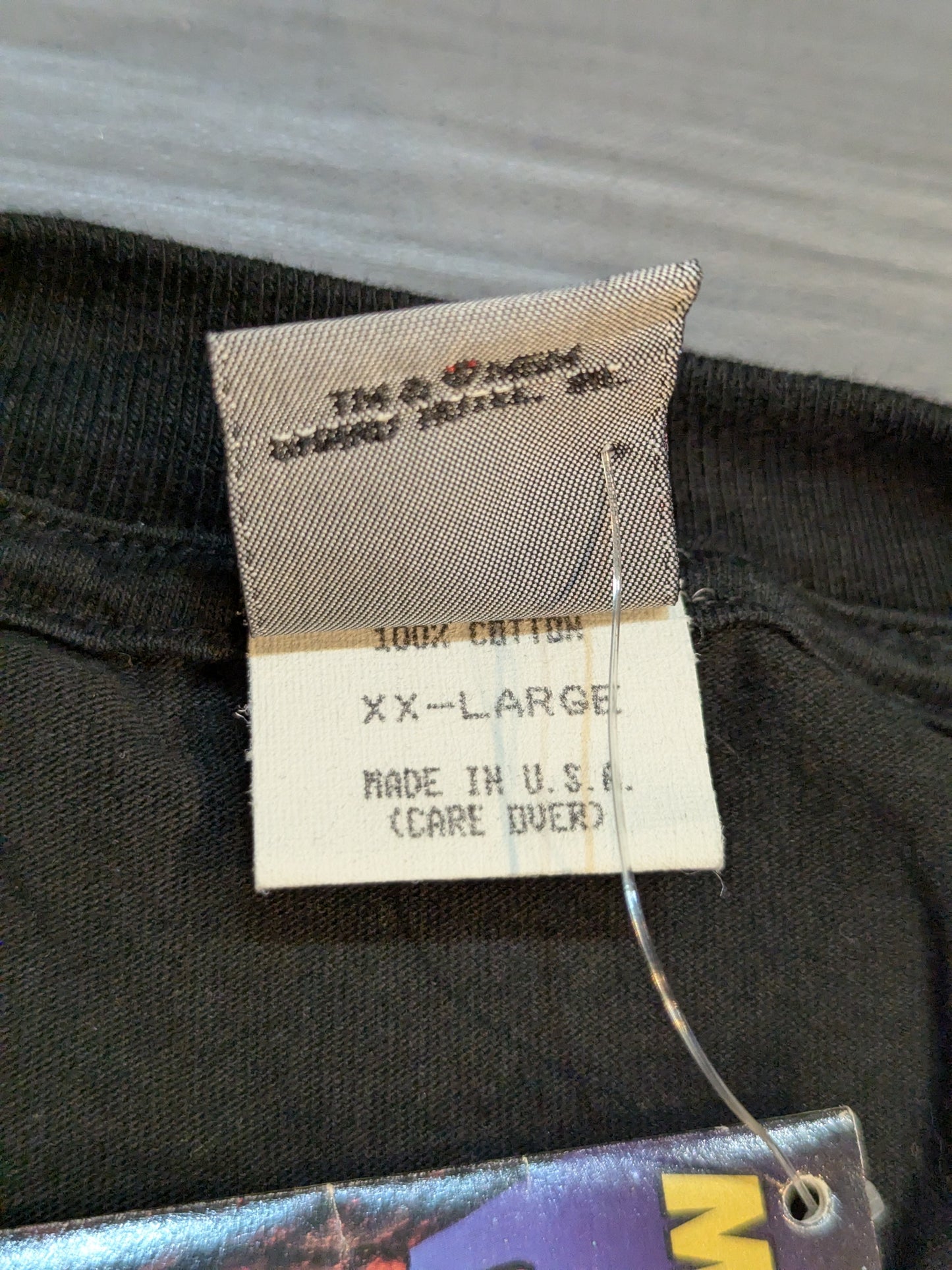 1998年8月19日 マイク・タイソン「HE'S BACK」ピクチャーTシャツ(ブラック)
