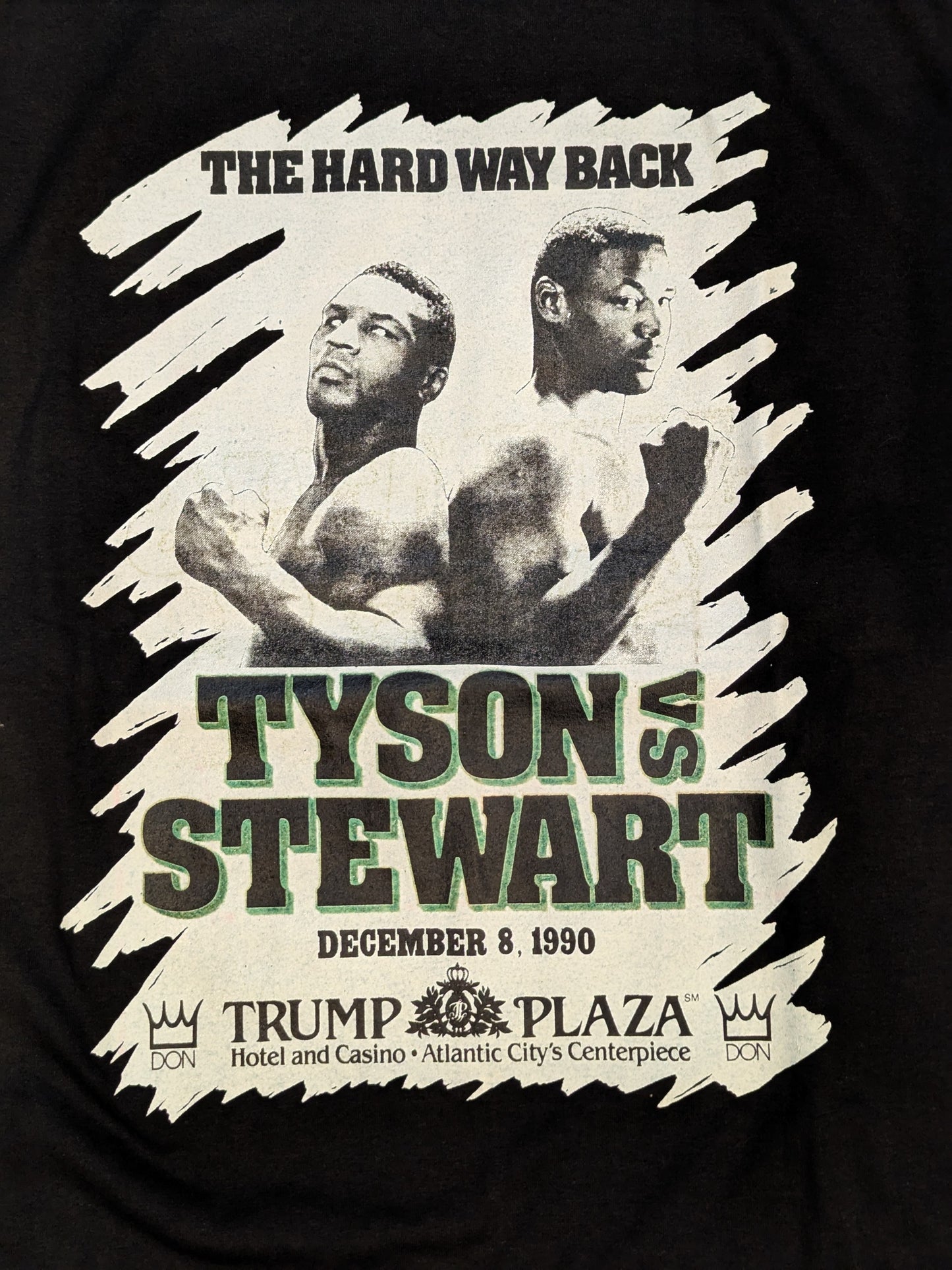 December 8, 1990 Mike Tyson vs. Alex Stewart Picture T-Shirt (Black)
