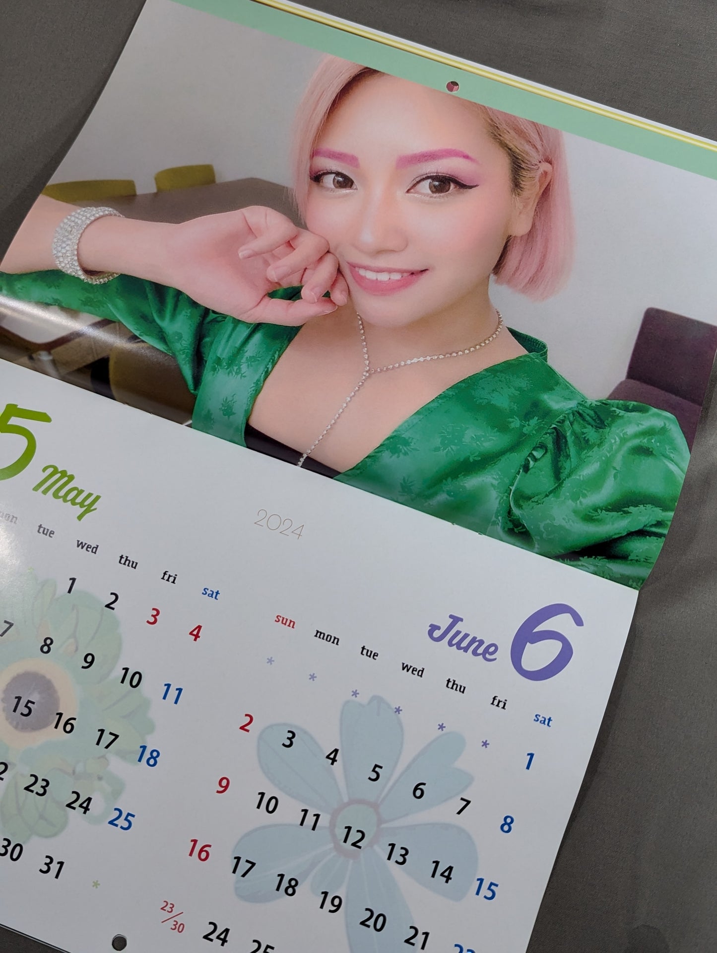 木村花 2024年 壁掛けカレンダー