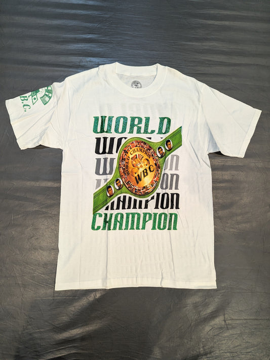 WBC "WORLD CHAMPION" Picture T-Shirt (1) (White)