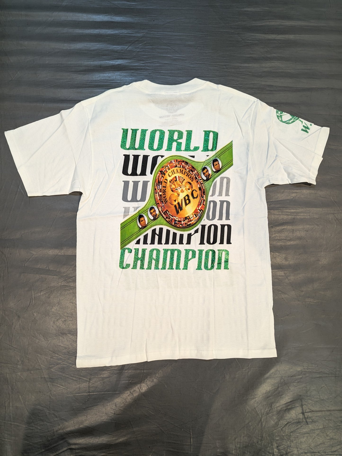 WBC「WORLD CHAMPION」ピクチャーTシャツ①(ホワイト)