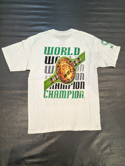 WBC「WORLD CHAMPION」ピクチャーTシャツ①(ホワイト)