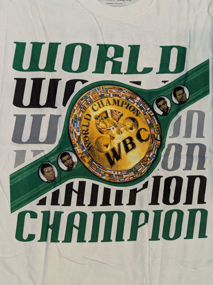 WBC「WORLD CHAMPION」ピクチャーTシャツ②(ホワイト)