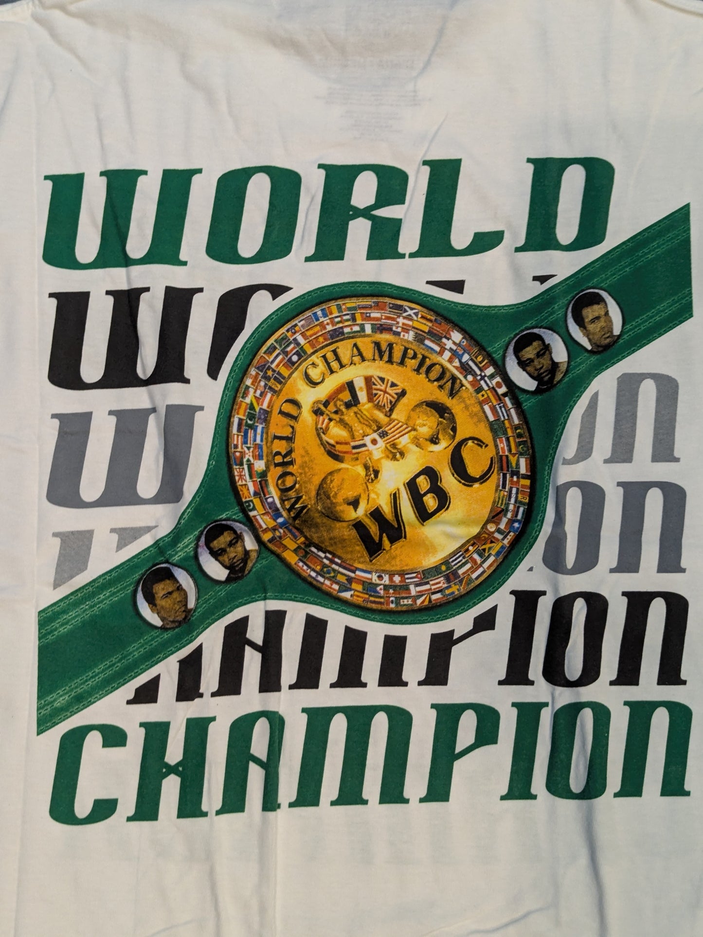 WBC「WORLD CHAMPION」ピクチャーTシャツ②(ホワイト)